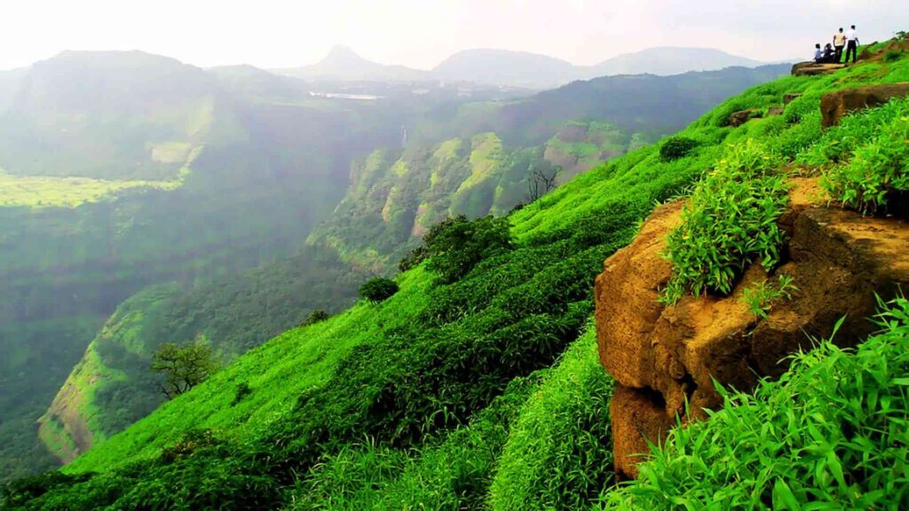 View of the Western Ghats near Lonavala, highlighting the scenic route from Pune to Lonavala