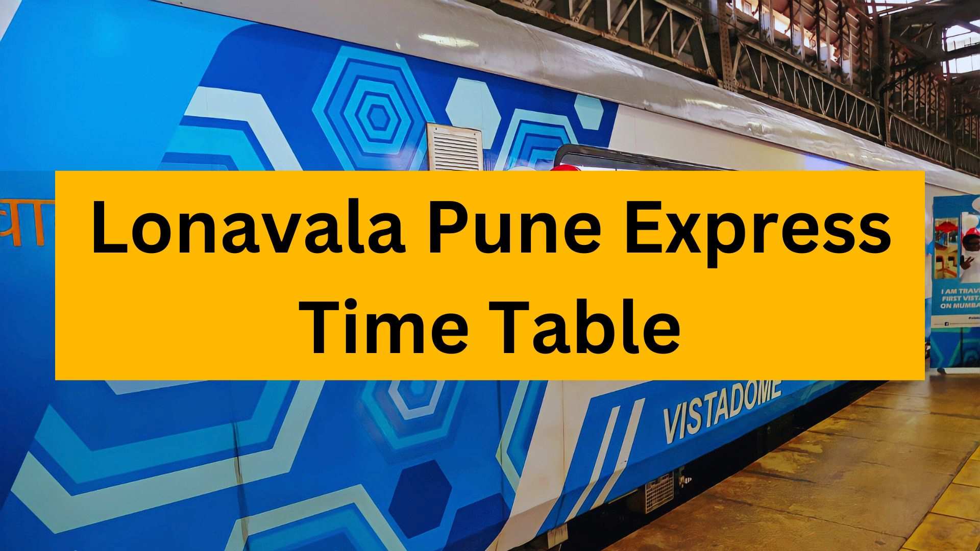 Lonavala Pune Express Time Table