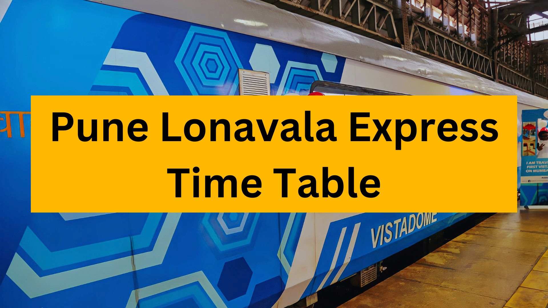 Pune Lonavala Express Time Table